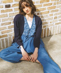 URBAN RESEARCH Sonny Label | クロス刺繍ペプラムサロペット(つなぎ/オールインワン)