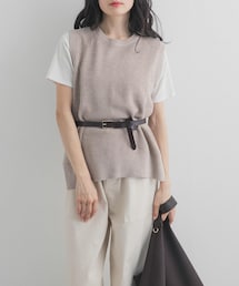 URBAN RESEARCH DOORS | リネンコットンKNITベスト(ベスト)