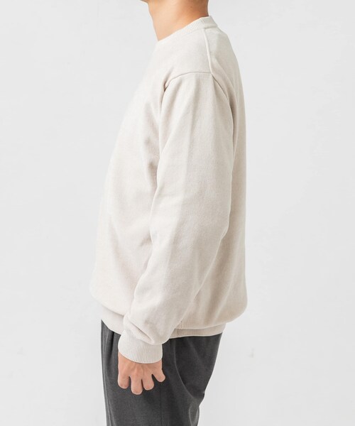 URBAN RESEARCH ROSSO（アーバンリサーチロッソ）の「『XLサイズあり』モールクルーネックニット（ニット/セーター・メンズ・BLACK/IVORY/BEIGE・M/L/XL）」の11枚目の写真