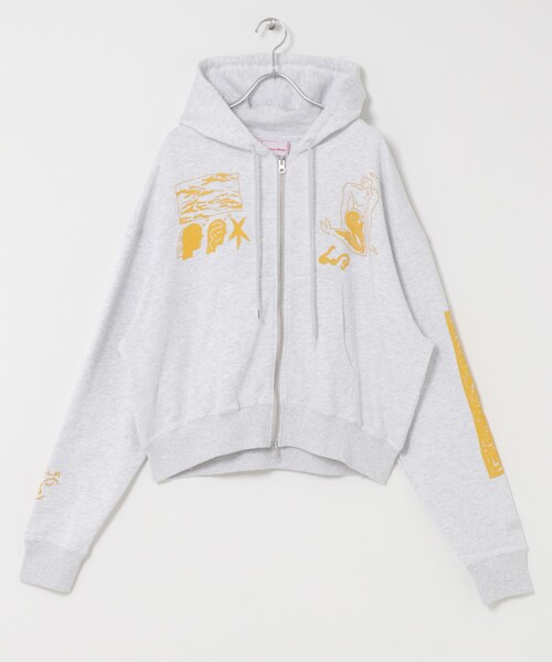 URBAN RESEARCH DOORS(アーバンリサーチドアーズ)の「Common Noun NORAHIジップパーカー(パーカー・レディース・BLACK/GRAY・M)」の6枚目の写真