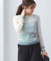 nissen | プリントシアートップス(Tシャツ/カットソー)