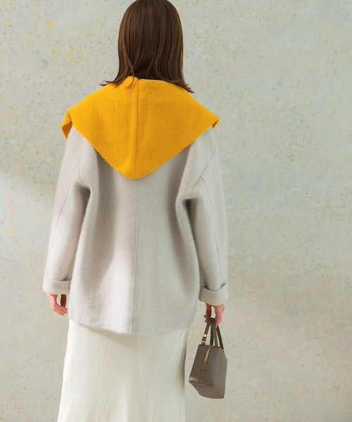 URBAN RESEARCH ROSSO（アーバンリサーチロッソ）の「エアリーニットジャケット（カーディガン/ボレロ・レディース・L/GRAY/YELLOW/MOCHA・FREE）」の12枚目の写真