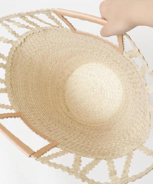 URBAN RESEARCH(アーバンリサーチ)の「BALI WERKSTATTE Riviera Basket Large Bag(かごバッグ・レディース・Natural・-)」の6枚目の写真