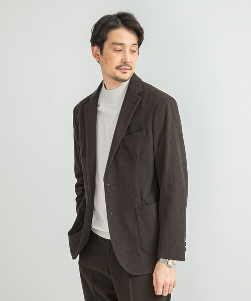 URBAN RESEARCH DOORS（アーバンリサーチドアーズ）の「LIFE STYLE TAILOR　マシンウォッシャブルハイゲージモックニット（シャツ/ブラウス・メンズ・IVORY/NAVY/杢CHARCOAL/杢BROWN・M/L）」の16枚目の写真