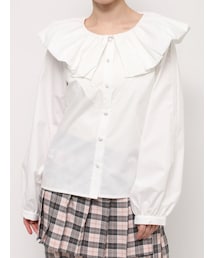 バルーンカラーブラウス