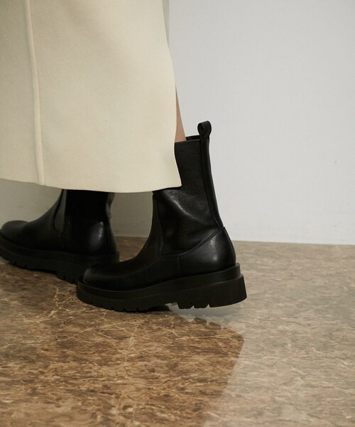 ADAM ET ROPE'(アダムエロペ)の「トラックソールストレッチブーツ(ブーツ・レディース・ブラック/ダークブラウン/キナリ・36.0/37.0/38.0/39.0)」の14枚目の写真