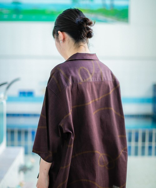 URBAN RESEARCH（アーバンリサーチ）の「SENTO-GRASHI　「ゆ」 shirts（シャツ/ブラウス・メンズ・BRN×Y.BRN/BLU×L.BLU・M/L/L/XL）」の4枚目の写真