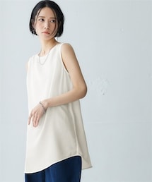 Soiunique | ジョーゼット素材ゆるっとタンクトップ ［Soiunique］(キャミソール)