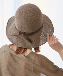 ROPE' PICNIC（ロペピクニック）の「細編みスリムリボンハット（ハット）」