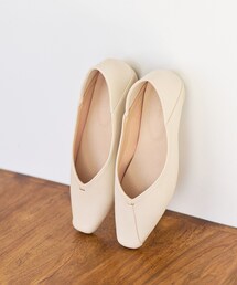 VIS | さっと履けるVカットバブーシュパンプス/2WAY(パンプス)