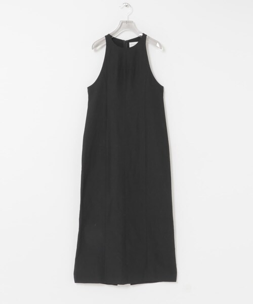 URBAN RESEARCH(アーバンリサーチ)の「new basic WOOL LINEN ONE-PIECE(ワンピース・レディース・BLACK・36/38)」の3枚目の写真
