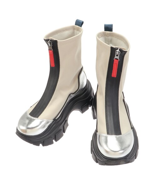 UN3D.（アンスリード）の「SNEAKER BOOTS（ブーツ・レディース・ブラック/ミックス・36/37/38）」の9枚目の写真