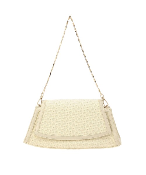 RESEXXY（リゼクシー）の「ツイードコンパクトバッグ（ハンドバッグ・レディース・アイボリー/ピンク/イエロー・F）」の5枚目の写真