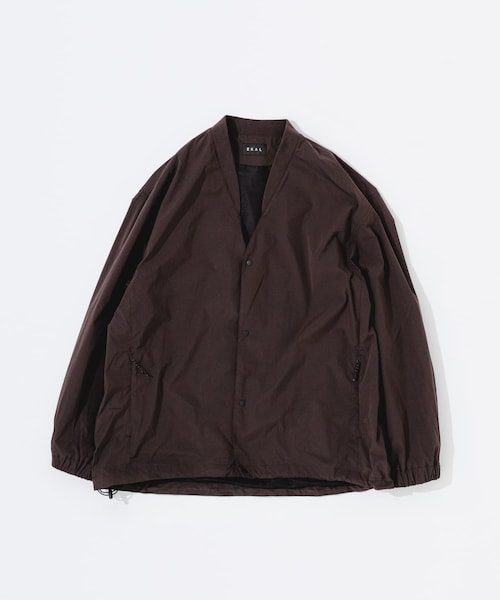 EKAL（エカル）の「『UR TECH』　MoLightカーディガン（カーディガン/ボレロ・メンズ・ブラック/ブラウン・M/L）」の2枚目の写真