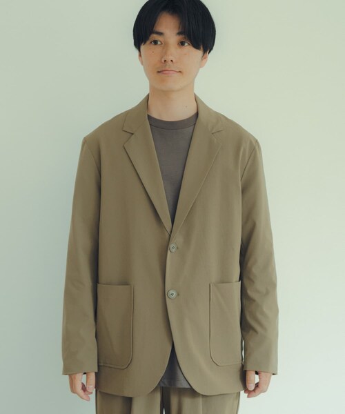 ITEMS URBANRESEARCH（アイテムズ アーバンリサーチ）の「ストレッチナイロン テーラードジャケット（テーラードジャケット・メンズ・KHK/BLK/NVY・M/L）」の20枚目の写真