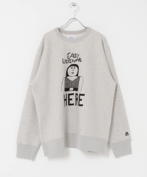 EKAL（エカル）の「TACOMA FUJI RECORDS　EASY LISTENING HERE SWEAT（スウェット・メンズ・OATMEAL・M/L/XL）」の3枚目の写真