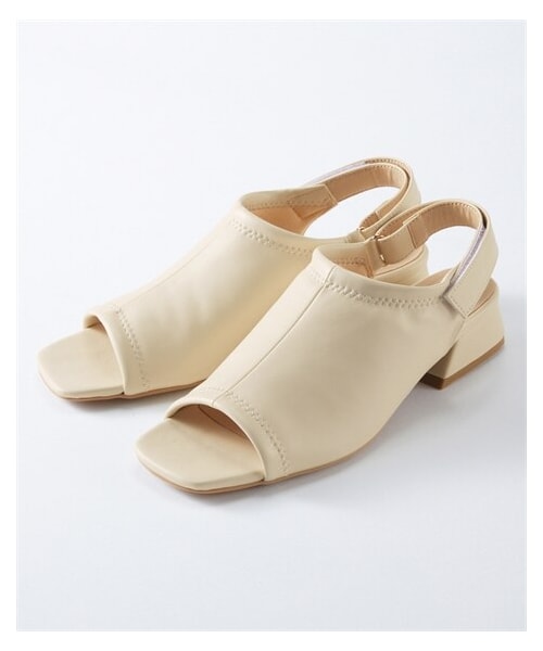 nissen（ニッセン）の「【ゆったり幅広】スクエアトゥストレッチサンダル（ワイズ４Ｅ）（サンダル・メンズ・黒/アイボリー/グレージュ・M=23.0~23.5cm/4E/L=24.0~24.5cm/4E/LL=25.0~25.5cm/4E/3L=26.0~26.5cm/4E）」の10枚目の写真