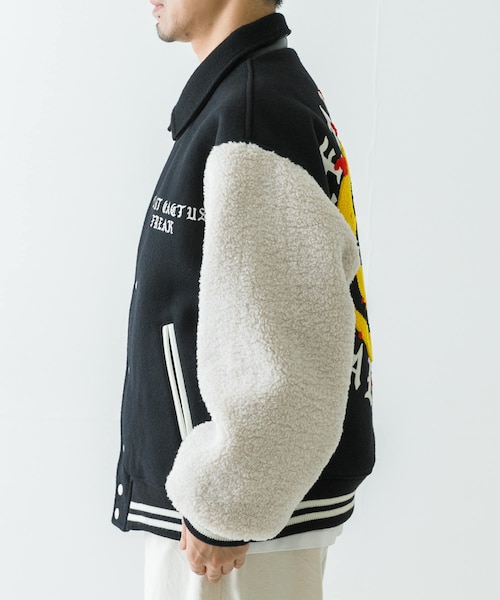 URBAN RESEARCH（アーバンリサーチ）の「SAINT M××××××　LMA（スタジャン・メンズ・BLACK・L/XL）」の5枚目の写真