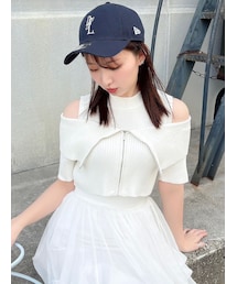 dazzlin | ビッグカラーレイヤードリブニット(ニット/セーター)