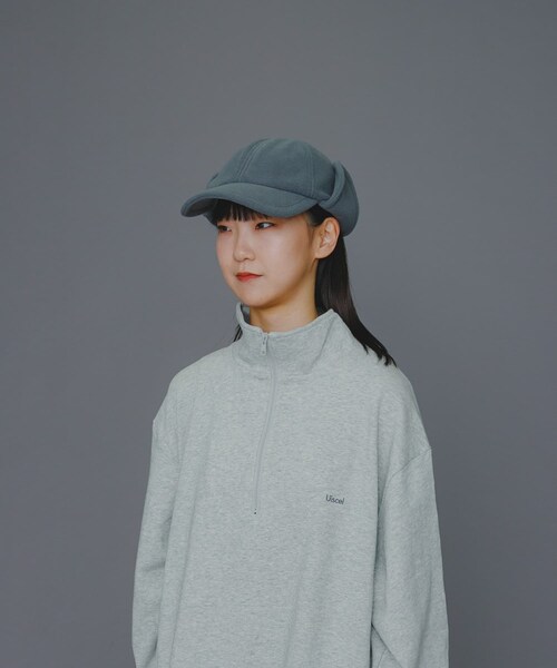 SENSE OF PLACE by URBAN RESEARCH(センスオブプレイスバイアーバンリサーチ)の「フリースキャップ(キャップ・レディース・GRAY/BLACK・One)」の3枚目の写真
