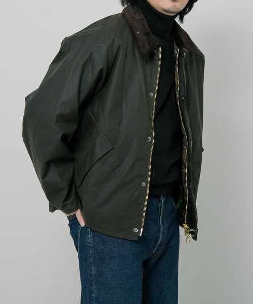 URBAN RESEARCH（アーバンリサーチ）の「Barbour　os transport wax（テーラードジャケット・メンズ・Olive/Black/Sage/Grey・36/38/40/42）」の5枚目の写真