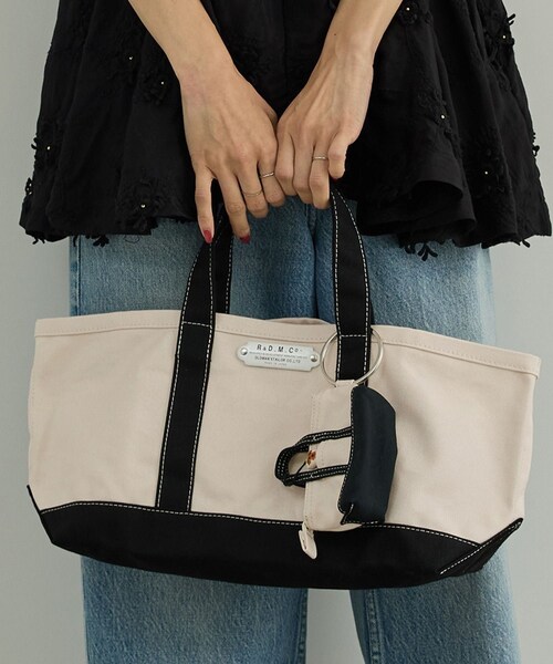 ADAM ET ROPE'（アダムエロペ）の「【J'aDoRe・一部店舗限定】【OLDMAN'S TAILOR】COLOR COMBINATION TOTE BAG（トートバッグ・レディース・キナリ・F）」の14枚目の写真