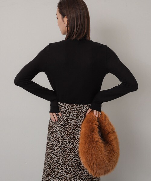 SENSE OF PLACE by URBAN RESEARCH（センスオブプレイスバイアーバンリサーチ）の「ファーラウンドバッグ（ハンドバッグ・レディース・BEIGE/BROWN/MINT・one）」の16枚目の写真