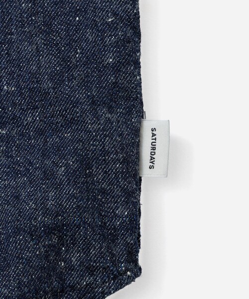 Saturdays NYC(サタデーズ ニューヨークシティ )の「Hanley LS Open Collar Shirt(シャツ/ブラウス・レディース・ネイビー/サックス・L/M/S/XL)」の22枚目の写真