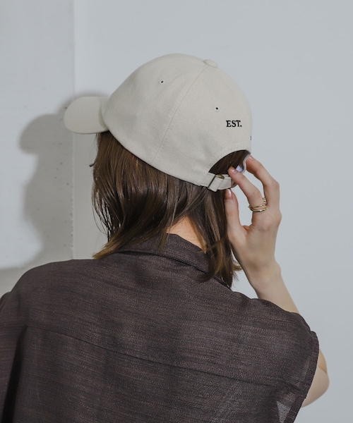 SENSE OF PLACE by URBAN RESEARCH（センスオブプレイスバイアーバンリサーチ）の「ロゴキャップ（キャップ・レディース・NAVY/IVORY・one）」の7枚目の写真