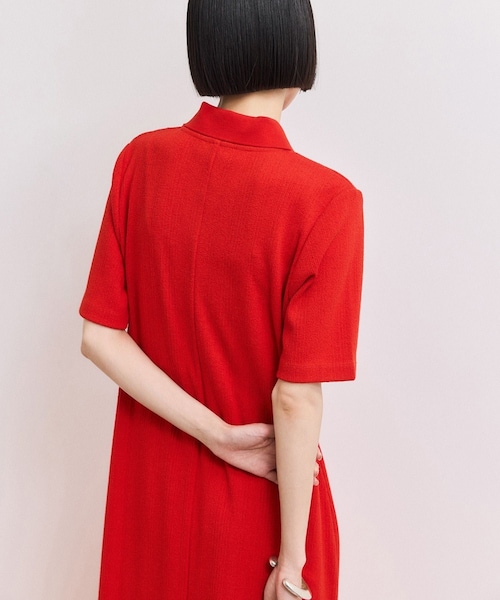 ADAM ET ROPE'(アダムエロペ)の「【WEB限定】ハーフスリーブポロシャツワンピース(ワンピース・レディース・ブラック/チャコール/ネイビー系/レッド・M/S)」の22枚目の写真