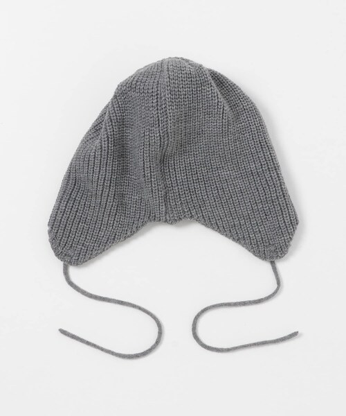 URBAN RESEARCH Sonny Label（アーバンリサーチサニーレーベル）の「イヤーニットキャップ（ニットキャップ/ビーニー・レディース・グレー/チャコール・One）」の14枚目の写真