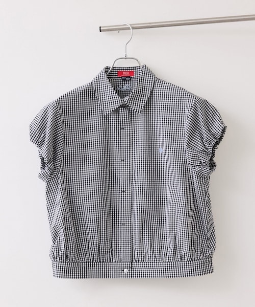 VIS(ビス)の「【POLO BCS】VIS別注コンパクトシャツ(シャツ/ブラウス・レディース・ブラック系/ホワイト系/サックス/ピンク・F)」の10枚目の写真
