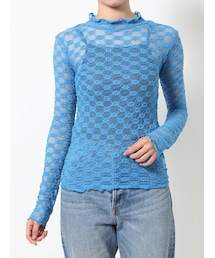 jouetie | カラーレースフィットトップス(Tシャツ/カットソー)