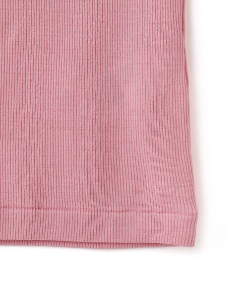 ADAM ET ROPE'(アダムエロペ)の「【J'aDoRe限定】【AURALEE(オーラリー)】WOOL SILK SOFT RIB TANK(タンクトップ・レディース・ピンク/ブラック・1)」の7枚目の写真
