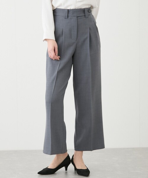 Jayro（ジャイロ）の「リネンライクパンツ（スラックス・レディース・グレー/ベージュ・M）」の16枚目の写真