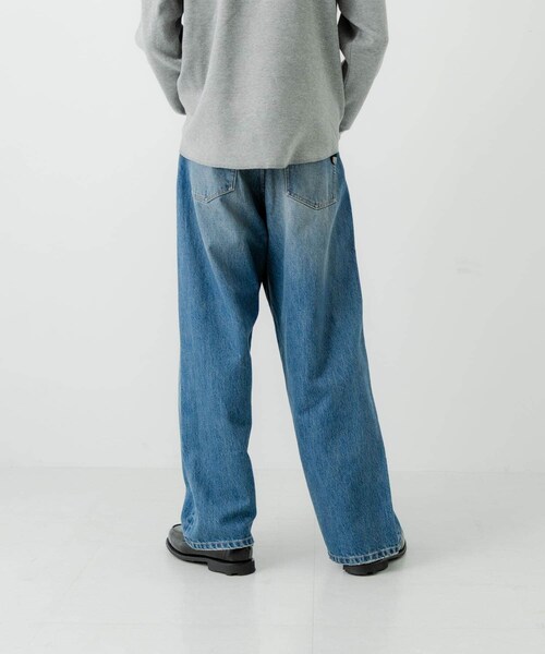 URBAN RESEARCH（アーバンリサーチ）の「13.5oz DENIM WIDE PANTS（デニムパンツ・メンズ・INDIGO/LT INDIGO/BLACK・S/M/L）」の22枚目の写真