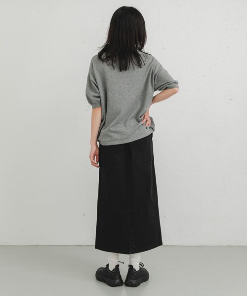 EKAL（エカル）の「『別注』GRAMICCI　ストレッチツイルスカート（スカート・レディース・BLACK/CAMEL/BROWN・one）」の11枚目の写真