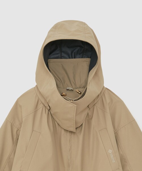 ROPE'（ロペ）の「【Mizuno for ROPE'】ギャザーミドルブルゾン（ブルゾン・レディース・ブラック/ベージュ・36/38）」の7枚目の写真