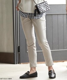 nissen | 超ストレッチレーヨン混スリムパンツ（ゆったり太もも）（選べる3レングス）＜大きいサイズ有＞(パンツ)