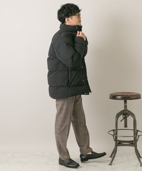 URBAN RESEARCH ROSSO（アーバンリサーチロッソ）の「『MADE IN JAPAN』『XLサイズあり』スタンドグリーンダウンジャケット（その他アウター・メンズ・BLACK/GRAY・M/L/XL）」の20枚目の写真