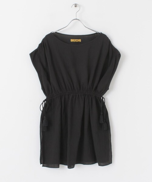 URBAN RESEARCH ROSSO（アーバンリサーチロッソ）の「F by ROSSO　ウエストギャザーオーバーブラウス（シャツ/ブラウス・レディース・BROWN/BLACK/WHITE・FREE）」の17枚目の写真