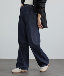ADAM ET ROPE' | 【KURO for SALON(クロ)】別注EASY TUCK DENIM INDIGO / デニムパンツ(デニムパンツ)