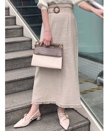 MURUA | バックスリットフリンジスカート(スカート)