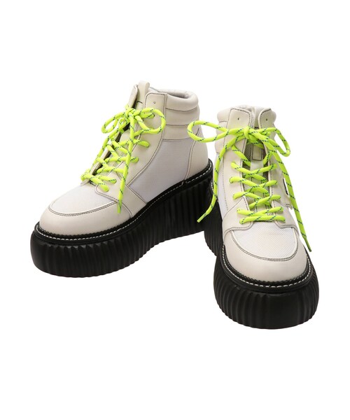PAMEO POSE（パメオポーズ）の「FAB. Sneakers（スニーカー・レディース・ホワイト/ブラック/オレンジ・37/38/39）」の19枚目の写真