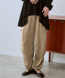 nissen | サテンパラシュートパンツ(カーゴパンツ)