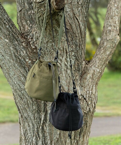 EKAL（エカル）の「TINY GARDEN PRODUCTS　ストロール2WAYバッグ（ショルダーバッグ・レディース・IVORY/BLACK/KHAKI/L.GREEN・one）」の17枚目の写真