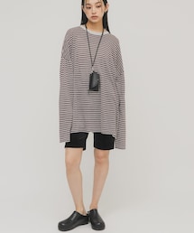 KBF | シアーボーダールーズニット(ニット/セーター)