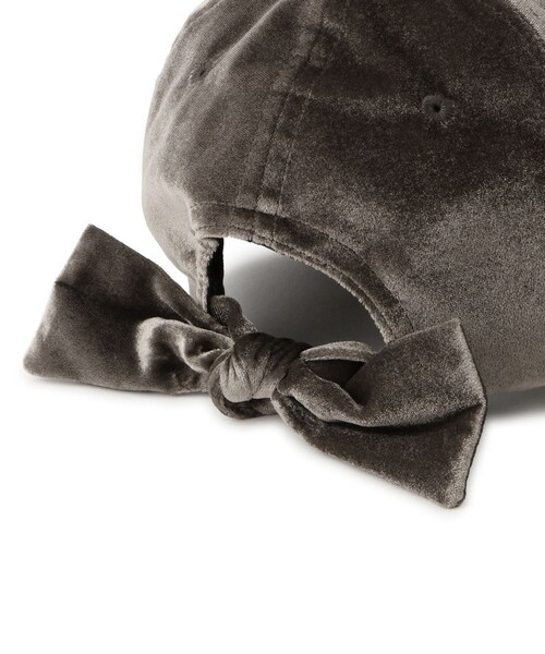 VIS(ビス)の「バックリボンベロアキャップ(キャップ・レディース・ブラック/ダークブラウン/ベージュ系・F)」の13枚目の写真
