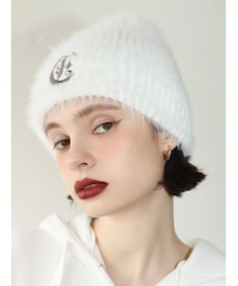 EVRIS | ワンポイントシャギーニットキャップ(ニットキャップ/ビーニー)