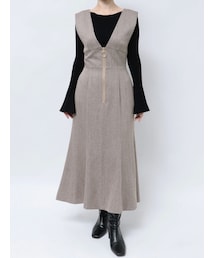 LAGUNAMOON | ノースリーブジャンパースカート(ジャンパースカート)